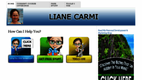What Lianecarmi.com website looked like in 2016 (8 years ago)