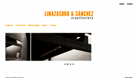 What Linazasorosanchez.com website looked like in 2016 (7 years ago)