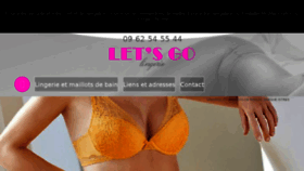 What Letsgolingerie.com website looked like in 2016 (8 years ago)