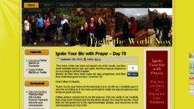 What Lighttheworldnow.com website looked like in 2016 (9 years ago)