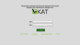 What Lkat.pl website looked like in 2016 (7 years ago)