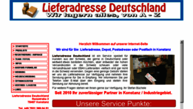What Lieferadresse-deutschland.de website looked like in 2016 (7 years ago)