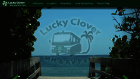 What Luckycloverrv.com website looked like in 2016 (7 years ago)