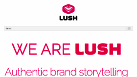 What Lushdigital.com website looked like in 2016 (7 years ago)