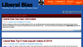 What Liberalbias.com website looked like in 2016 (7 years ago)