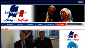 What Lafederationdefense.fr website looked like in 2016 (7 years ago)
