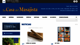 What Lacasadelmasajista.com website looked like in 2016 (7 years ago)
