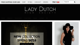 What Ladydutch.com website looked like in 2016 (7 years ago)