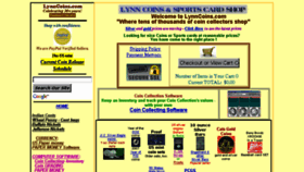 What Lynncoins.com website looked like in 2016 (7 years ago)