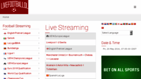 What Livefootballol.tv website looked like in 2016 (7 years ago)