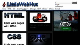 What Littlewebhut.com website looked like in 2016 (7 years ago)