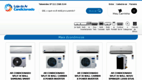 What Lojadoarcondicionado.com.br website looked like in 2016 (7 years ago)