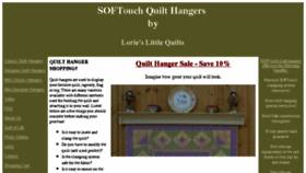 What Lorieslittlequilts.com website looked like in 2016 (7 years ago)
