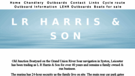 What Lrharris.co.uk website looked like in 2016 (7 years ago)