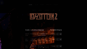 What Ledzeppelin2.com website looked like in 2016 (7 years ago)