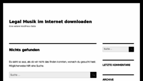 What Legal-musikdownload.de website looked like in 2016 (7 years ago)