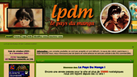 What Lepaysdumanga.fr website looked like in 2016 (7 years ago)