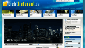 What Lichtlieferant.de website looked like in 2016 (7 years ago)