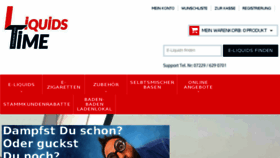 What Liquids-time.de website looked like in 2016 (7 years ago)