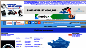 What Lesannoncesgratuites.fr website looked like in 2016 (7 years ago)