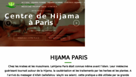 What La-hijama.fr website looked like in 2016 (7 years ago)