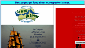 What La-mer-en-livres.fr website looked like in 2016 (7 years ago)
