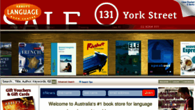 What Languagebooks.com.au website looked like in 2016 (7 years ago)