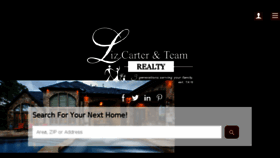 What Lizcarter.com website looked like in 2016 (7 years ago)