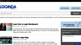What Loginda.com website looked like in 2016 (7 years ago)