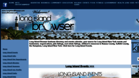 What Longislandbrowser.com website looked like in 2016 (7 years ago)
