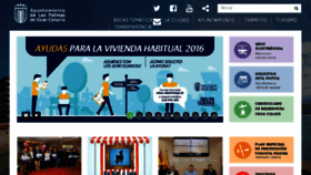 What Laspalmasgc.es website looked like in 2016 (7 years ago)