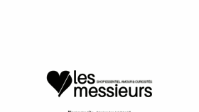 What Lesmessieurs.fr website looked like in 2016 (7 years ago)