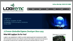 What Logisync.com website looked like in 2016 (7 years ago)