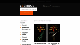 What Lelibros.org website looked like in 2016 (7 years ago)