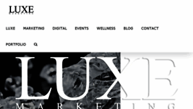 What Luxemarketing.us website looked like in 2016 (7 years ago)