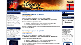 What Legacynorsk.com website looked like in 2016 (7 years ago)