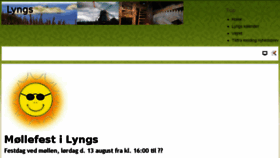 What Lyngs.dk website looked like in 2016 (7 years ago)