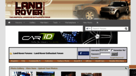 What Landroverforums.com website looked like in 2016 (7 years ago)