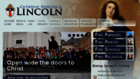 What Lincolndiocese.org website looked like in 2016 (8 years ago)