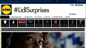 What Lidl-recipes.co.uk website looked like in 2016 (7 years ago)