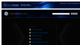 What Lukerwilkinson.com website looked like in 2016 (7 years ago)