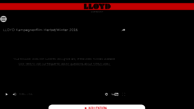 What Lloyd.com website looked like in 2016 (7 years ago)