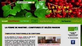 What La-ferme-de-martine.com website looked like in 2016 (7 years ago)