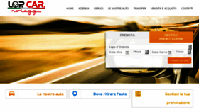 What Lopcarnoleggi.com website looked like in 2016 (7 years ago)