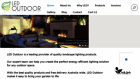 What Ledoutdoor.net.au website looked like in 2016 (7 years ago)