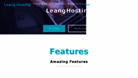 What Leanghosting.com website looked like in 2016 (7 years ago)