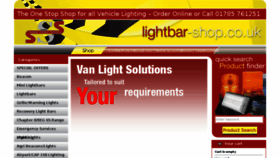 What Lightbar-shop.co.uk website looked like in 2016 (7 years ago)