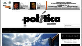 What Lapolitica.com.mx website looked like in 2016 (7 years ago)