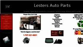 What Lestersauto.com website looked like in 2016 (7 years ago)