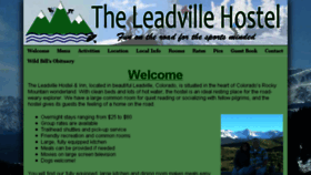 What Leadvillehostel.com website looked like in 2016 (7 years ago)